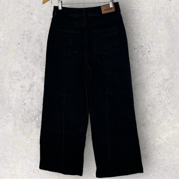 Sezane Jeans Womens Size 28 Wide Leg French Denim Minimalist Stretch Le Crop 38 - Picture 15 of 16